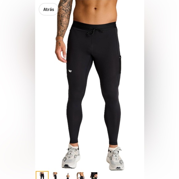 Men's Black Performance Training Tights